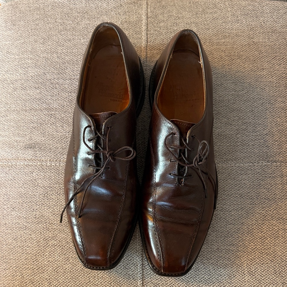 Elegant Brown Leather Men's Shoes